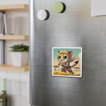 Swift Cheetah Die-Cut Magnets (5 Sizes)