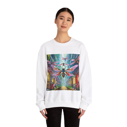 Neon Swarm Unisex Heavy Blend™ Crewneck Sweatshirt