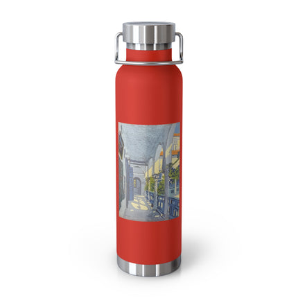 Gallery of a Moroccan Riad by George Gaudion Copper Vacuum Insulated Bottle, 22oz