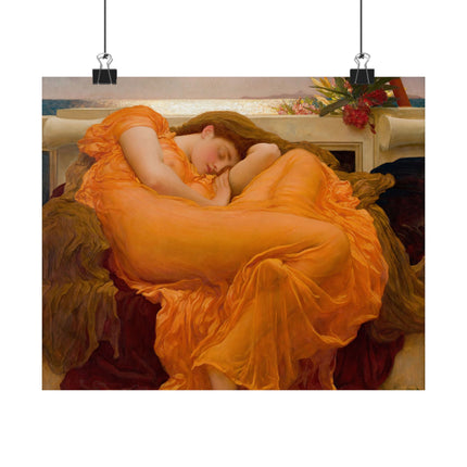 Flaming June by Frederic Leighton Matte Horizontal Posters