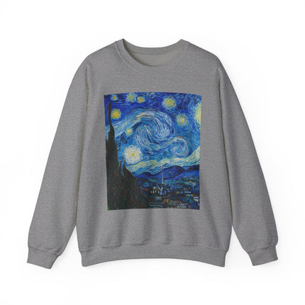 The Starry Night by Vincent Van Gogh Heavy Blend™ Crewneck Sweatshirt