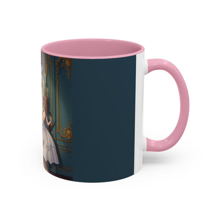 🕯️🎃 The Moonlit Manor Drawing Room Colorful Mug – Elegant Halloween Charm