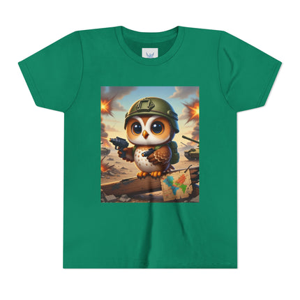 Owl on the Front Lines Youth Short Sleeve Tee