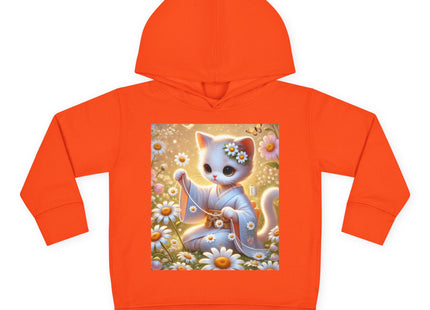 Daisy Chain Whimsy Toddler Pullover Fleece Hoodie