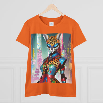 Cyber Cat Glamour Cotton Tee