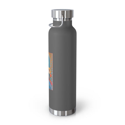 April & Diamond (from the Gem Series) by Sofia Chiostri Copper Vacuum Insulated Bottle, 22oz