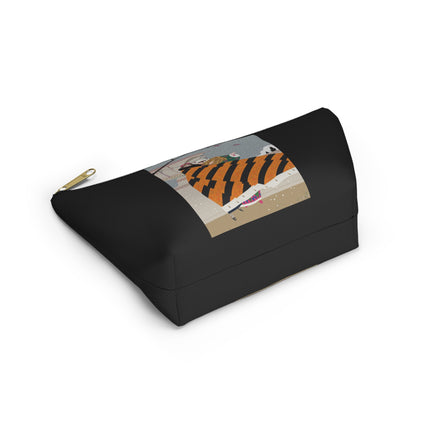 Snowfall Courtesan Cosmetic Bag – Whimsical Winter Elegance
