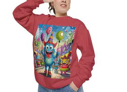 Monster Parade Madness Unisex Garment-Dyed Sweatshirt