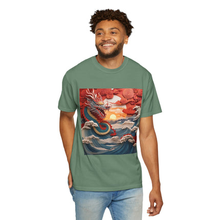 Emergence of the Dragon Unisex Garment-Dyed T-shirt