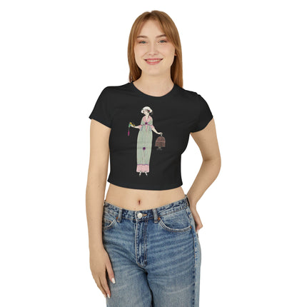 Illustrated Elegance – Parisian Fashion Tee