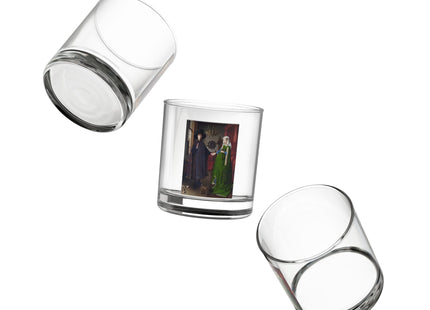 Arnolfini Portrait by Jan Van Eyck Rocks Glass, 10oz
