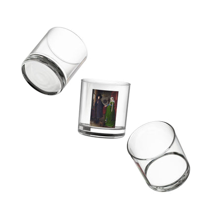Arnolfini Portrait by Jan Van Eyck Rocks Glass, 10oz