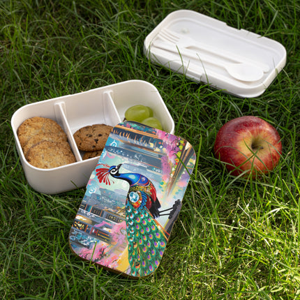 Techno Plumes Bento Lunch Box