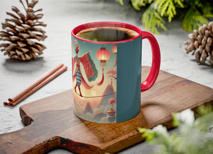 The Lantern Walker Colorful Mugs (11oz, 15oz)