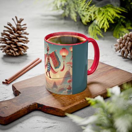 The Lantern Walker Colorful Mugs (11oz, 15oz)