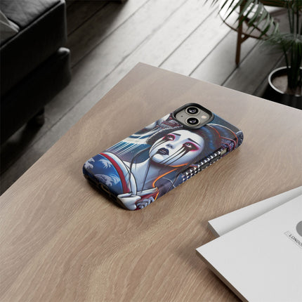 Geisha’s Black Ink Tears Phone Cases