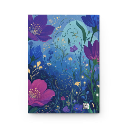 🦜🌺 The Lady Of The Enchanted Bird Garden Hardcover Journal – Art Deco Fashion Illustration