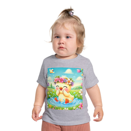 Springtime Splash Duckling Baby T-Shirt – Joyful Moments & Sunny Spring Days