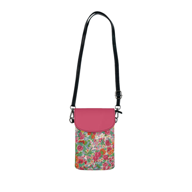 Colorful Flower Pattern by Owen Jones Small Cell Phone Wallet