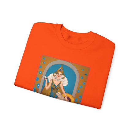 April & Diamond (from the Gem Series) by Sofia Chiostri Heavy Blend™ Crewneck Sweatshirt