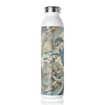 Butterfly Empress Slim Water Bottle 20oz – Graceful Butterflies & Timeless Elegance