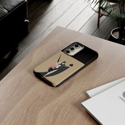 Dancer with Ink & Blossoms Phone Case – Elegant Grace & Artistic Poise