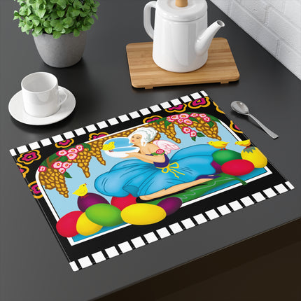 Blooms and Chicks Placemat, 1pc