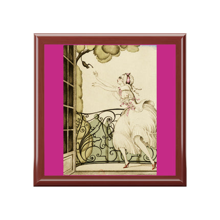 Sur talons rouges (On Red Heels) pl 02 by Gerda Wegener Jewelry Box