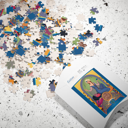 December & Tanzanite (from the Gem Series) by Sofia Chiostri Puzzle (110, 252, 500-Piece)