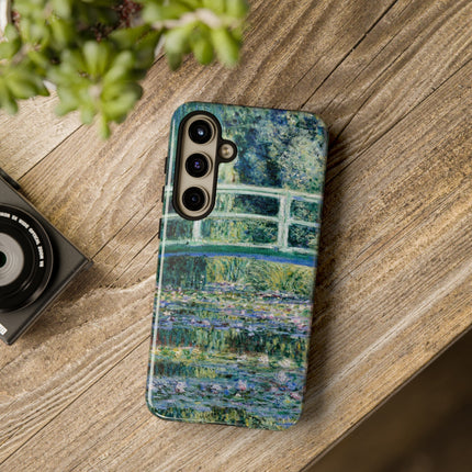 Water Lilies and Japanese Bridge by Claude Monet Phone Cases