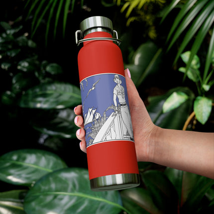 Coastal Elegance Copper Vacuum Insulated Bottle, 22oz