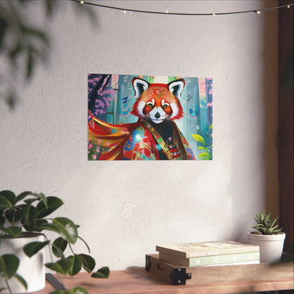 Cybernetic Red Panda Fine Art Posters