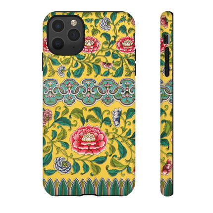 Chinese Floral Illustration by Owen Jones Phone Cases