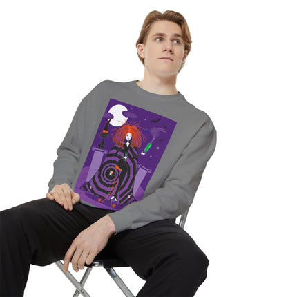 Mystic Elegance Unisex Garment-Dyed Sweatshirt