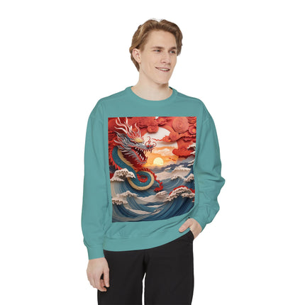 Stormbound Dragon Garment-Dyed Sweatshirt
