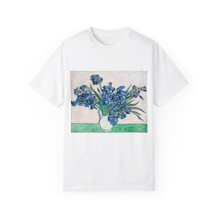 Irises by Vincent Van Gogh Unisex Garment-Dyed T-shirt