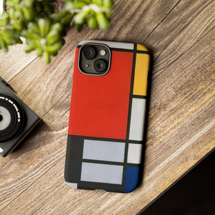Composition with Red, Yellow, Blue, and Black by Piet Mondrian Phone Cases