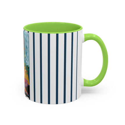 Art Deco Christmas Elegance Colorful Mugs (11oz, 15oz)