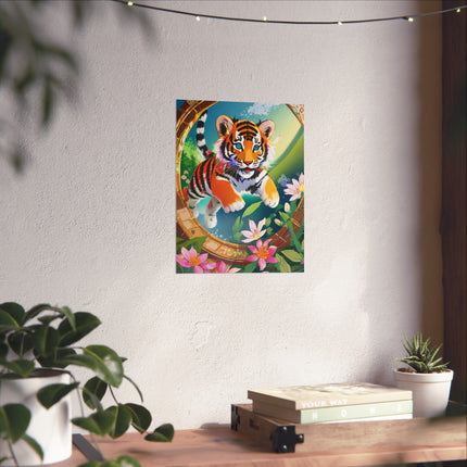 Majestic Tiger Cub Fine Art Posters