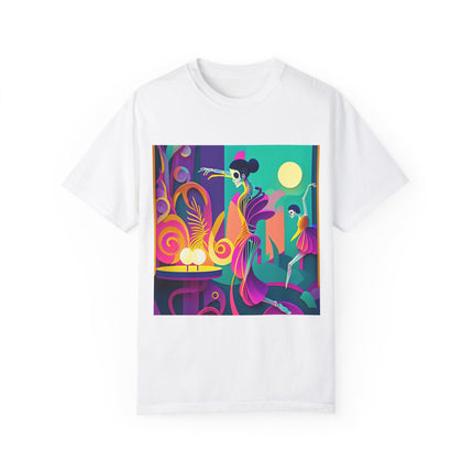 Dance of the Skeleton Ballerinas Unisex Garment-Dyed T-shirt