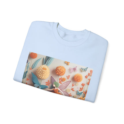Dahlia Fairy Unisex Heavy Blend™ Crewneck Sweatshirt
