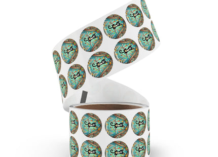 Mischief in Tinselland Round Sticker Label Rolls