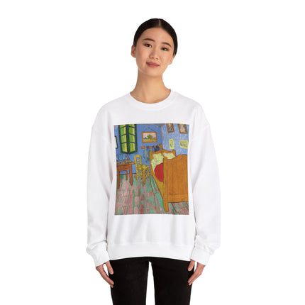 The Bedroom by Vincent van Gogh Heavy Blend™ Crewneck Sweatshirt