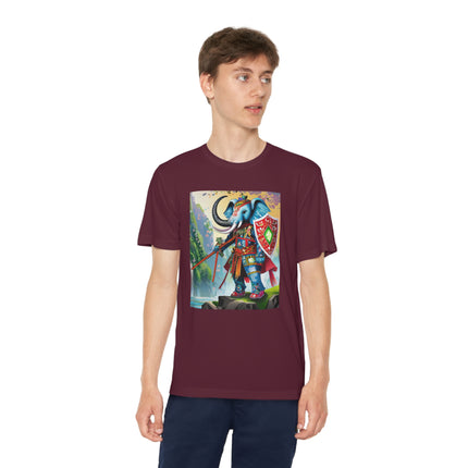 Cyberpunk Elephant Youth Competitor Tee