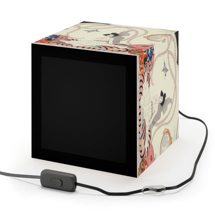 Minhuit … ou l’appartement a la mode by George Barbier Light Cube Lamp