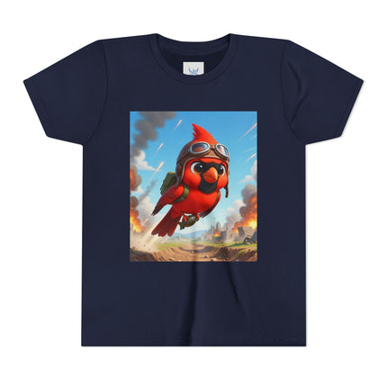 Cardinal Dive Bomber Youth Short Sleeve Tee