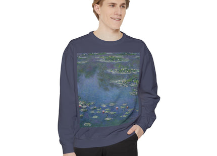 Water Lilies by Claude Monet Unisex Garment-Dyed Sweatshirt
