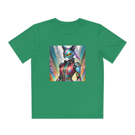 Cyberpunk Chic Youth Competitor Tee