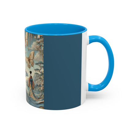 Butterfly Empress Colorful Mug – Graceful Butterflies & Timeless Elegance
