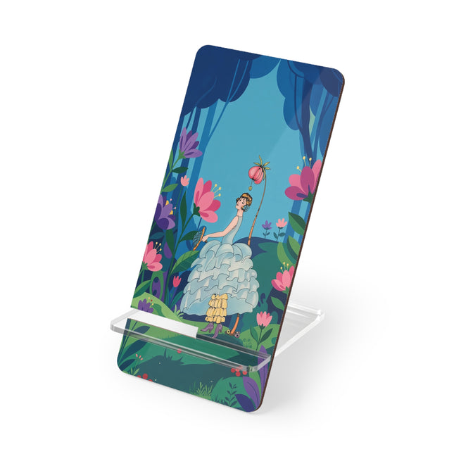🌸💙 The Lady Of The Enchanted Garden Mobile Display Stand – Art Deco Floral Fantasy